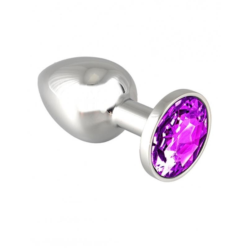 Plug anal XS avec cristal  5,7 cm - Violet