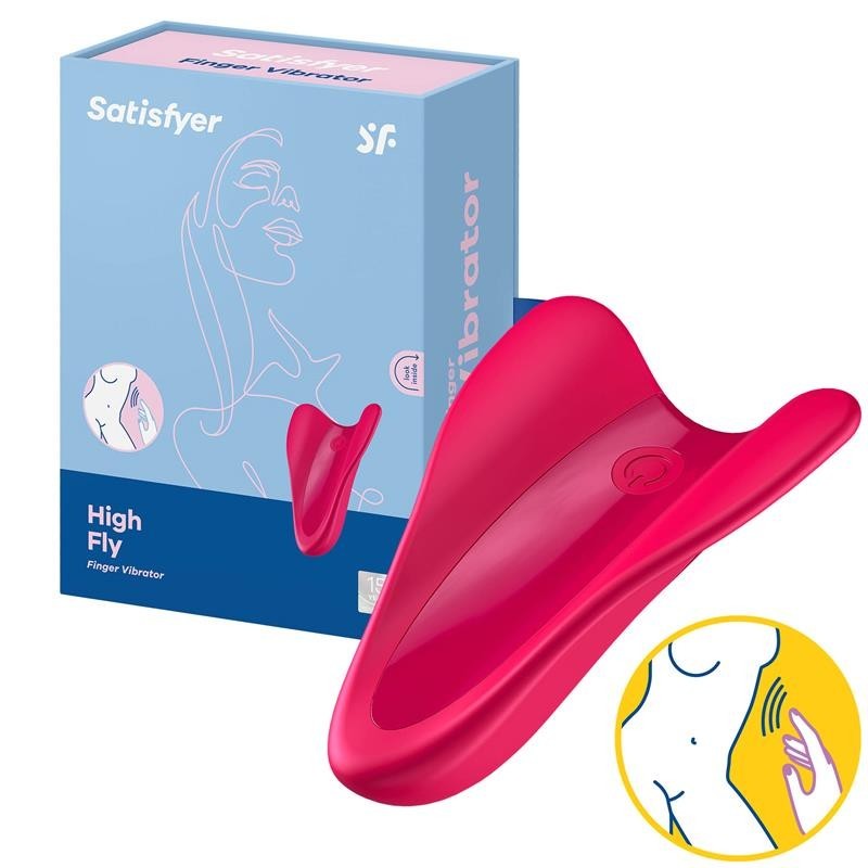 Vibromasseur SATISFYER High Fly - Rouge