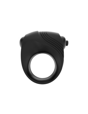 Romeri Ring Vibrating Bullet Silicone Black