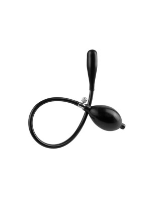 Inflatable Silicone Ass Extensor Colour Black