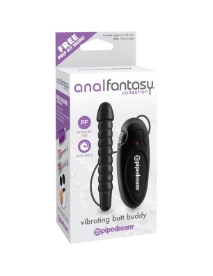 Anal Fantasy Collection Vibrating Butt Buddy Colour Black