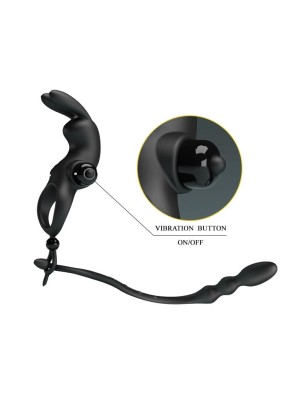 Vibrating Ring with Desmontable Anal Chain