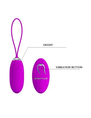 Vibrating Egg Joanna USB Purple