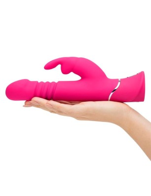 Vibrador Thrusting Realistic USB Pink