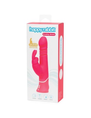 Vibrador Thrusting Realistic USB Pink