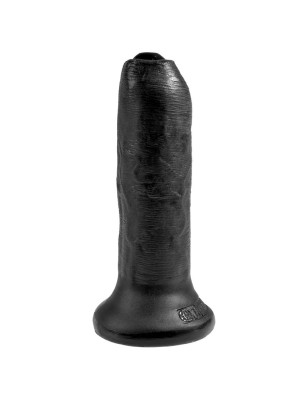 Realistic Dildo with Movable Foreskin Black 6