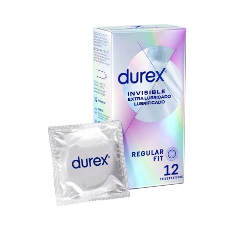 Condoms Invisible Extra Lub 12ud
