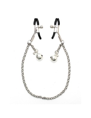 Nipple Clamps with Chain and Tincle Bells