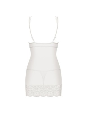 853 CHE 2 Chemise AND Thong White