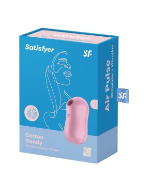 Cotton Candy Clitoris Sucker and Vibrator Lila
