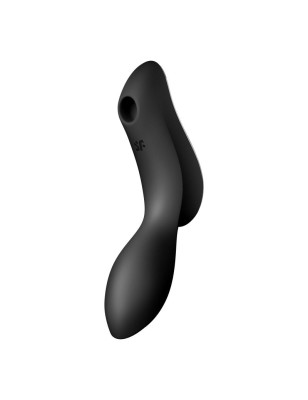 Stimulateur point G et clitoris Curvy Trinité 2 - Noir