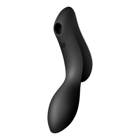 Stimulateur point G et clitoris Curvy Trinité 2 - Noir