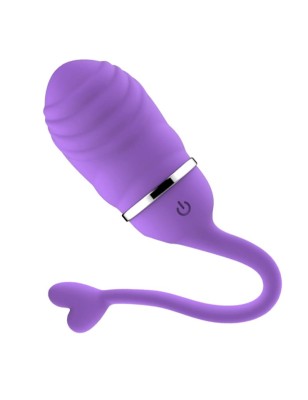Vibrating Egg with Remote Control Odise USB Silicone Purple
