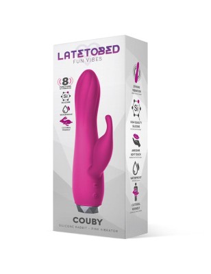 Couby Silicone Rabbit Vibe Pink