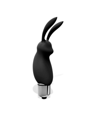 Hopye Rabbit Vibrating Bullet Silicone Black