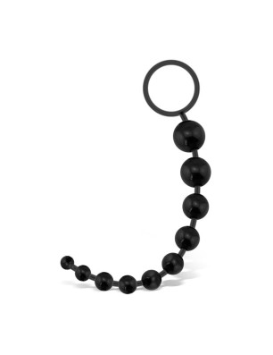 GFlex Bendable Thai Anal Beads Black