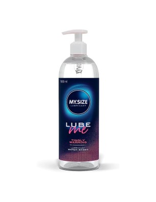 Lube Me Water Base Lubricant Tingly and Warming 1000 ml
