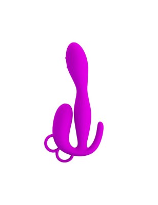 Pretty Love Butt Plug Flowery Purple