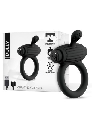 Dully Vibrating Penis Ring Silicone Magnetic USB
