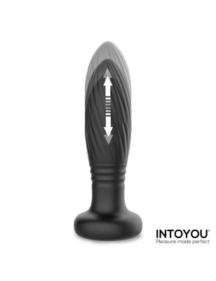 Tiany Thrusting Led Lighted Anal Plug with Remote Control