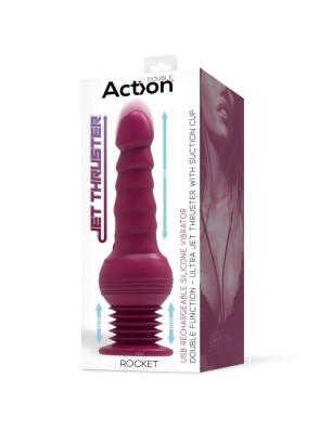 Rocket Ultra Jet Thruster Vibrator with Powerfull Suction Cup
