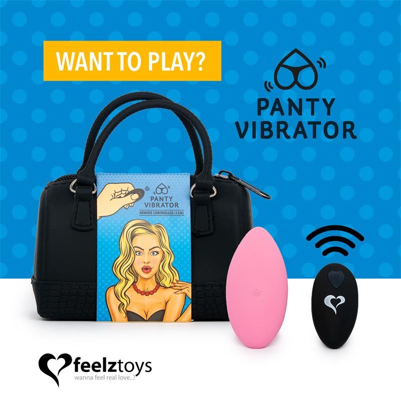 Panty Vibe Remote Controlled Vibrator Pink Panty Vibe Remote Controlled Vibrator Pink