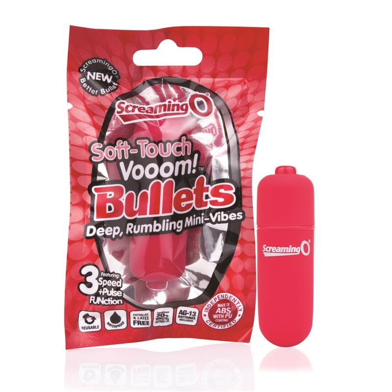 Soft touch vooom bullet Red