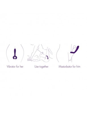 Rs Icons Vibe for Couples Duo Purple