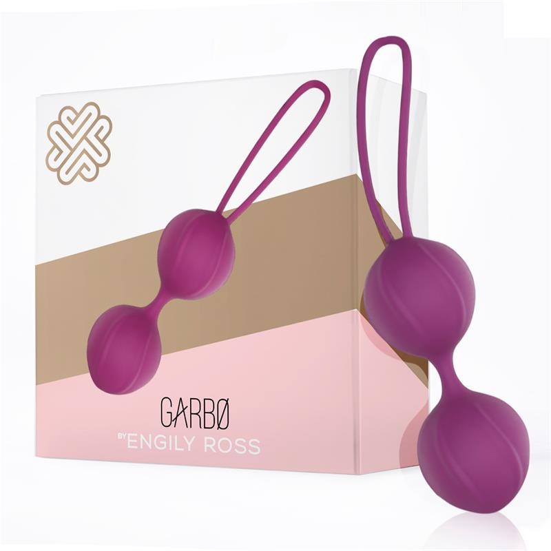 Garbo Double Kegel Ball Silicone Purple