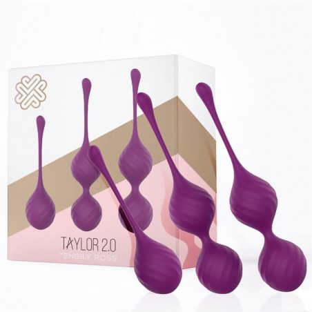 Taylor 20 Kegel Balls Silicone Purple